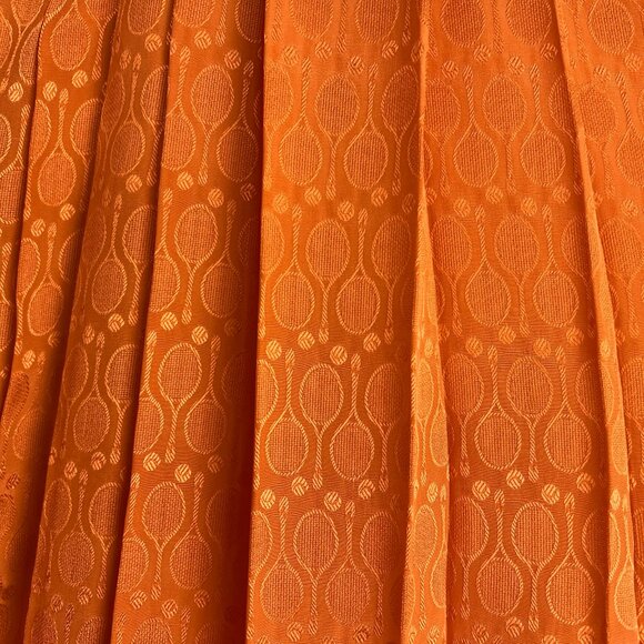 Anthropologie 100% Silk Grand Slam Jacquard Knit Tennis Racket Midi Dress Preppy - Picture 8 of 12